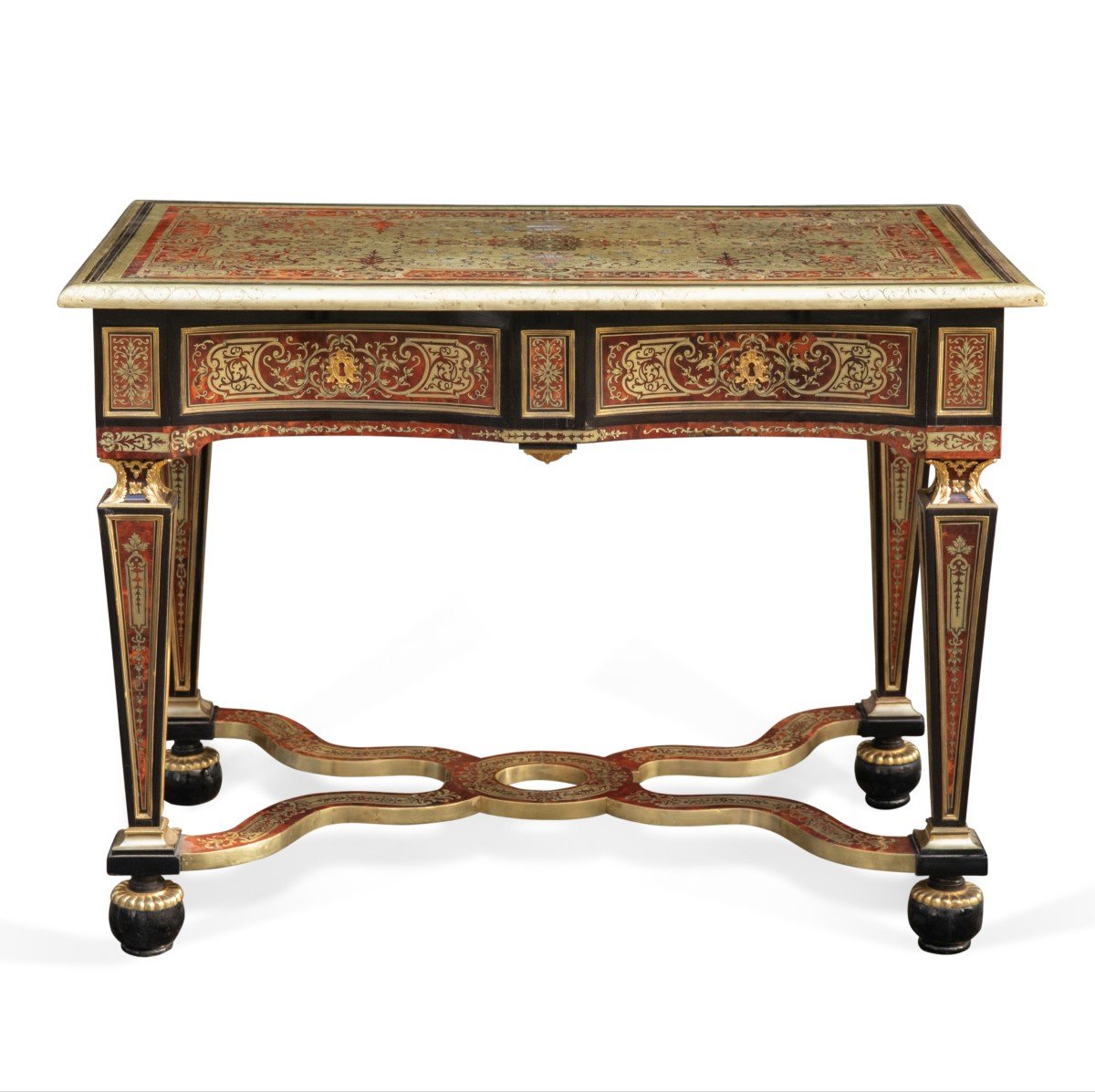 Louis XIV Style Center Table, Restauration Period-photo-1