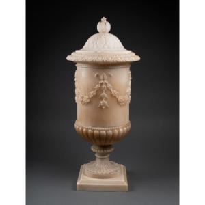 Vase en albâtre circa 1840