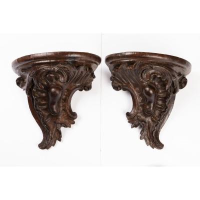  Wall Brackets Pair Louis XV Period