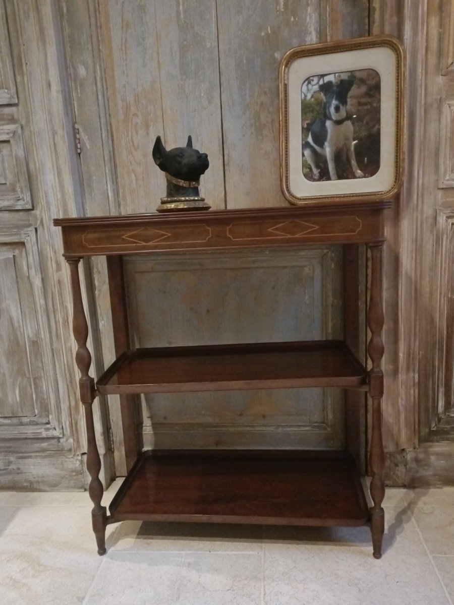 19th Century Solid Mahogany English Console Table