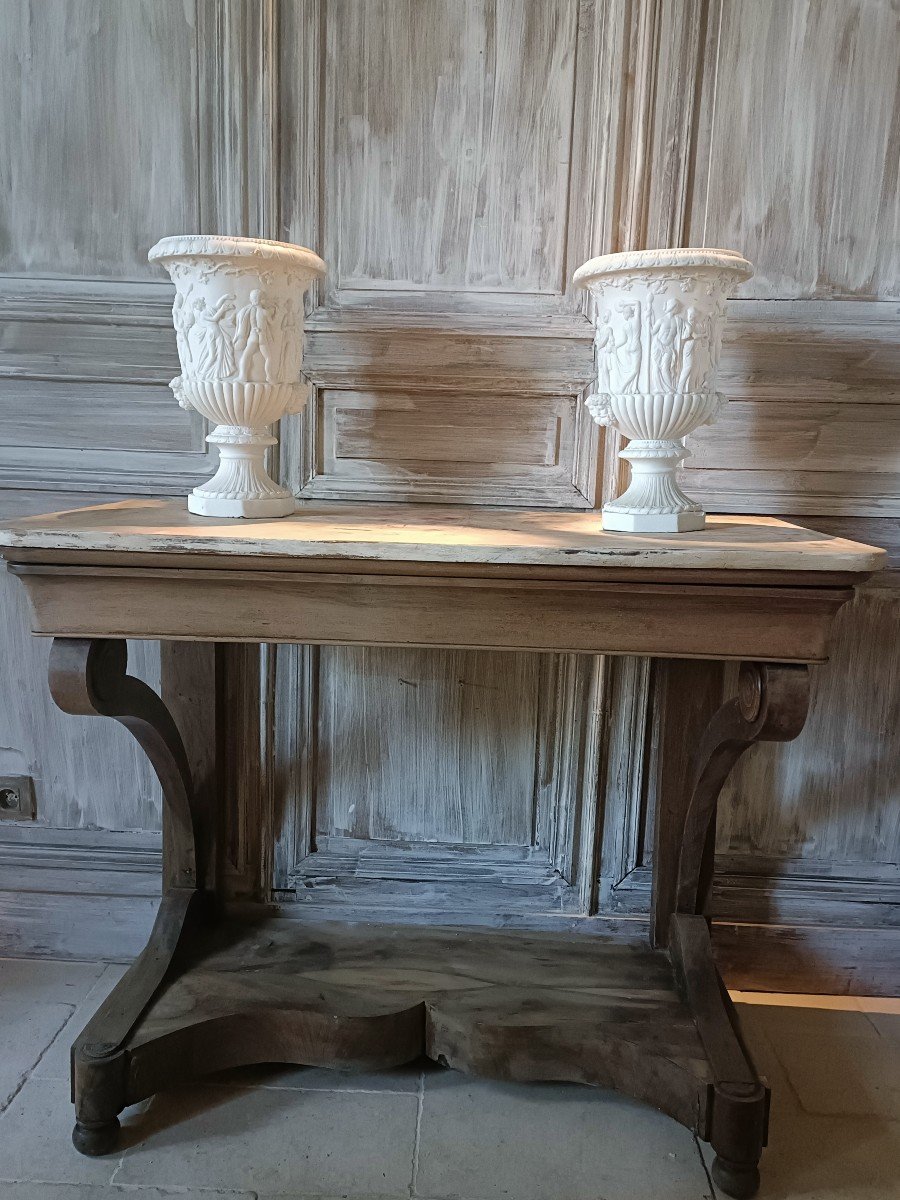 Console Louis Philippe En Noyer