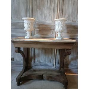 Louis Philippe Console In Walnut