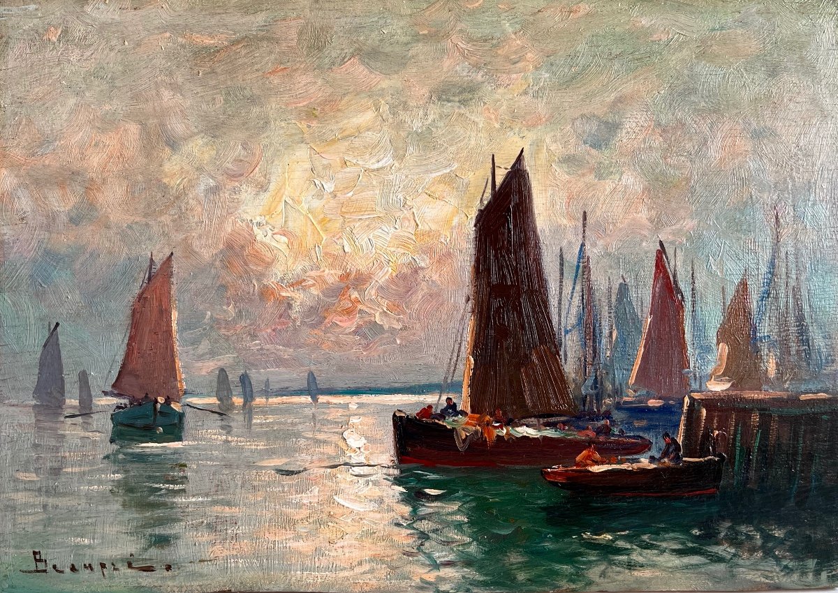 “return From Fishing To Concarneau” Beaupré