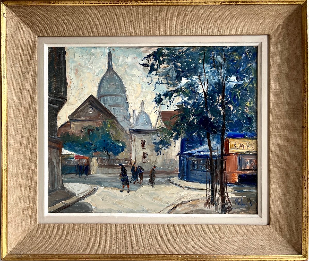 "Paris, la place du Tertre" René Le Forestier