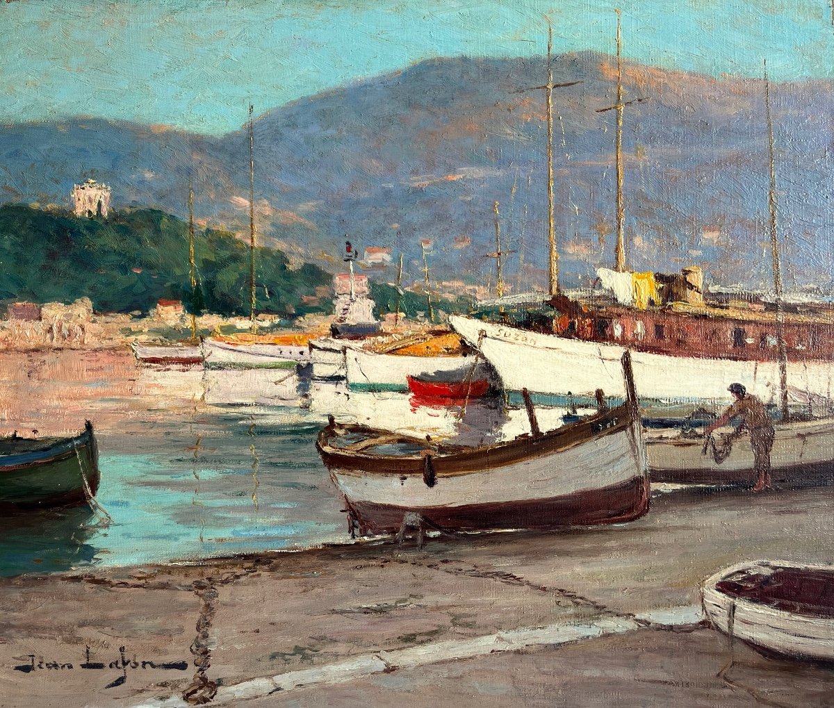 "Port méditerranéen" Jean Lafon