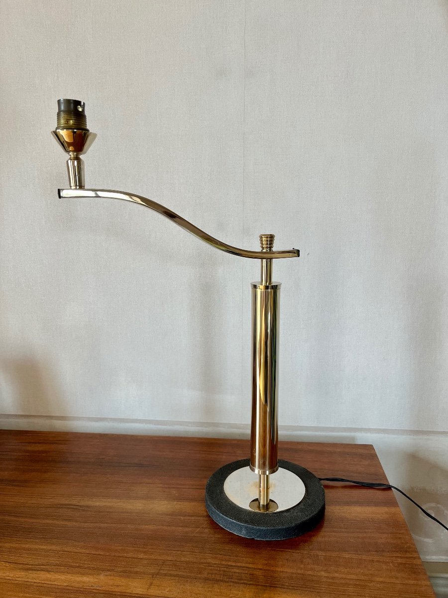 Lampe attribuée à J. Leleu (1883 - 1961)-photo-2