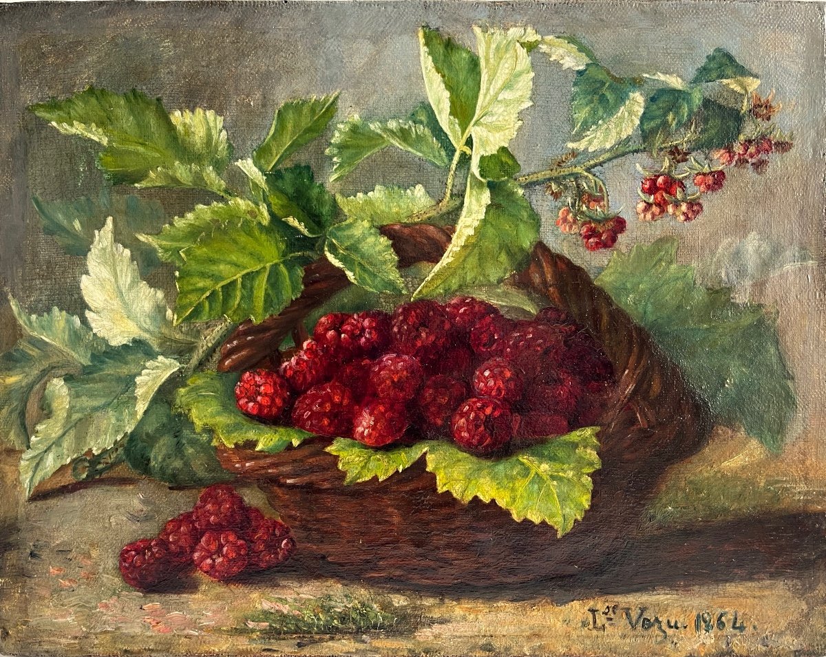 "Panier de framboises" Louise Vezu-photo-2