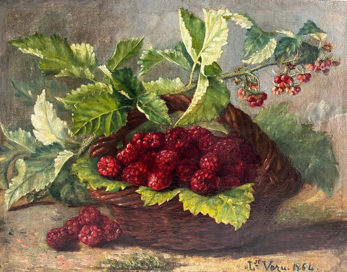 "Panier de framboises" Louise Vezu-photo-3