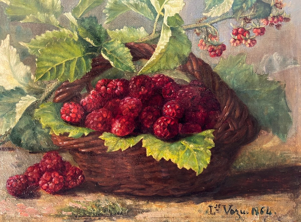 "Panier de framboises" Louise Vezu-photo-4