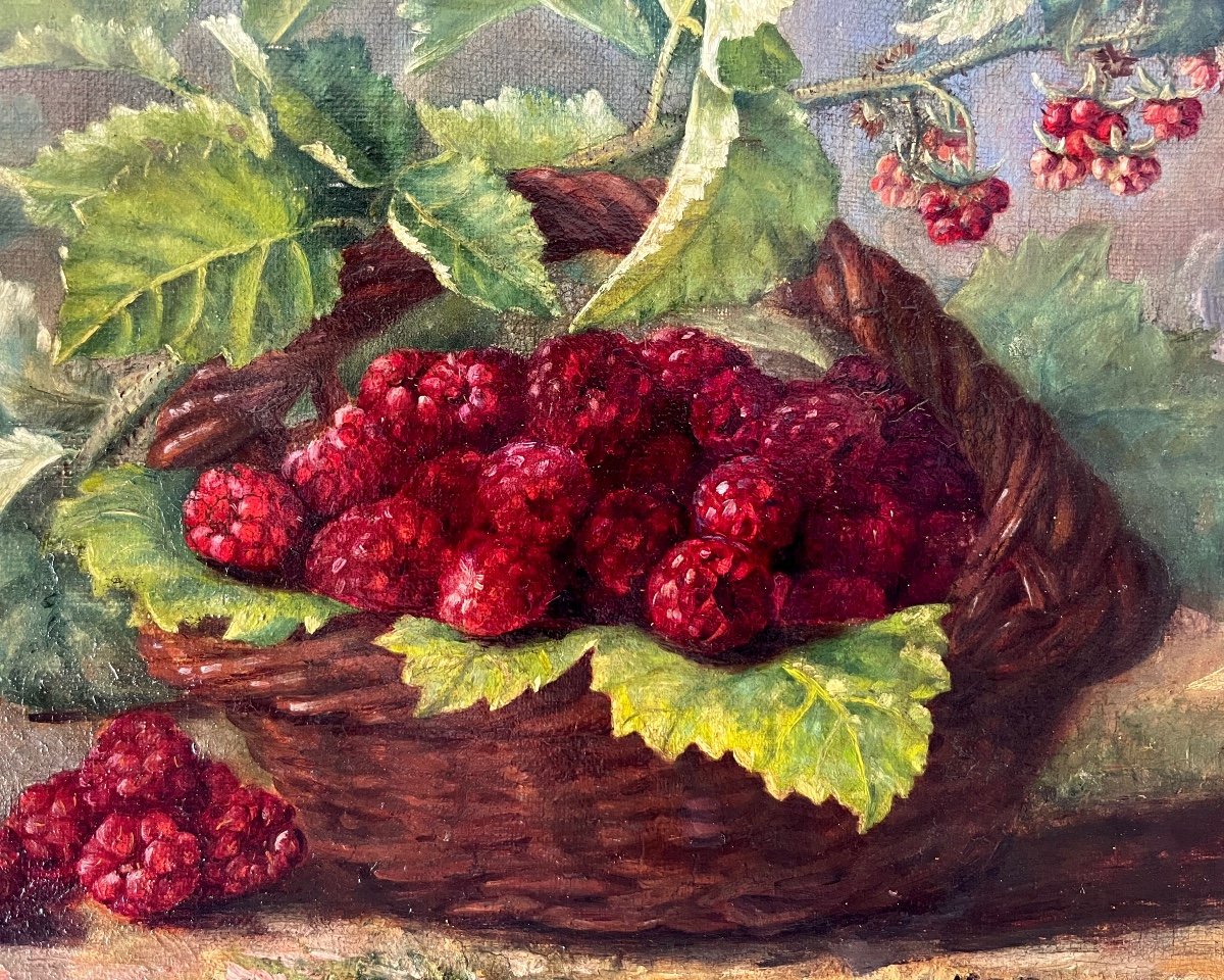 "Panier de framboises" Louise Vezu-photo-1