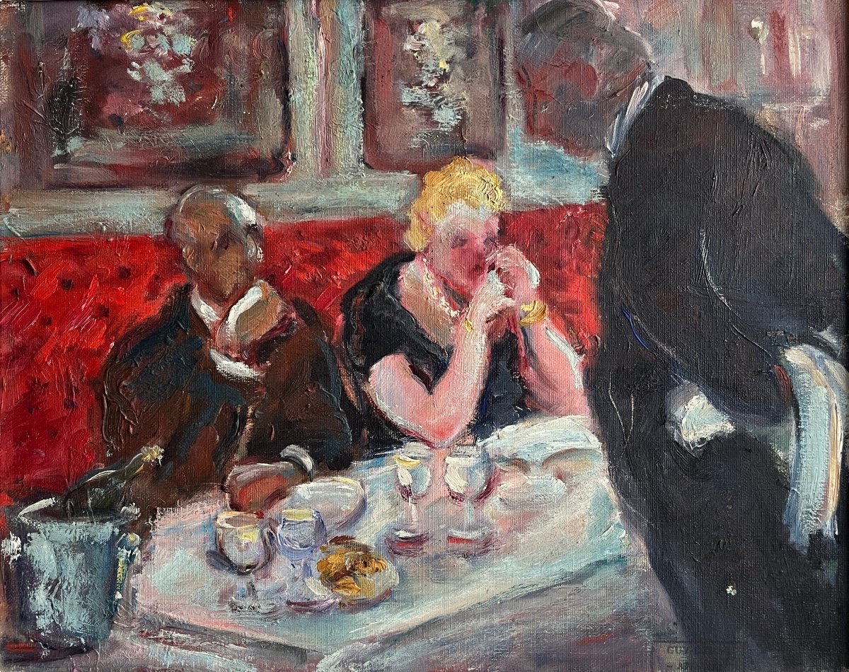 "at The Restaurant" Marguerite Lemaire-photo-2