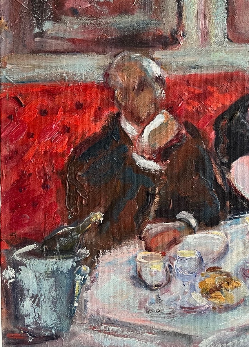 "at The Restaurant" Marguerite Lemaire-photo-1