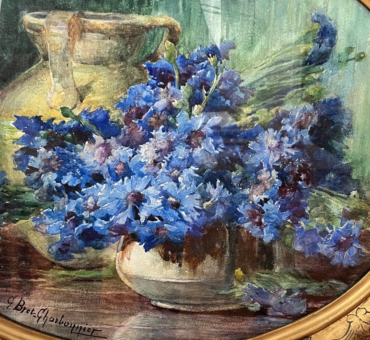 "bouquet Of Cornflowers" Claudia Bret-charbonnier-photo-3