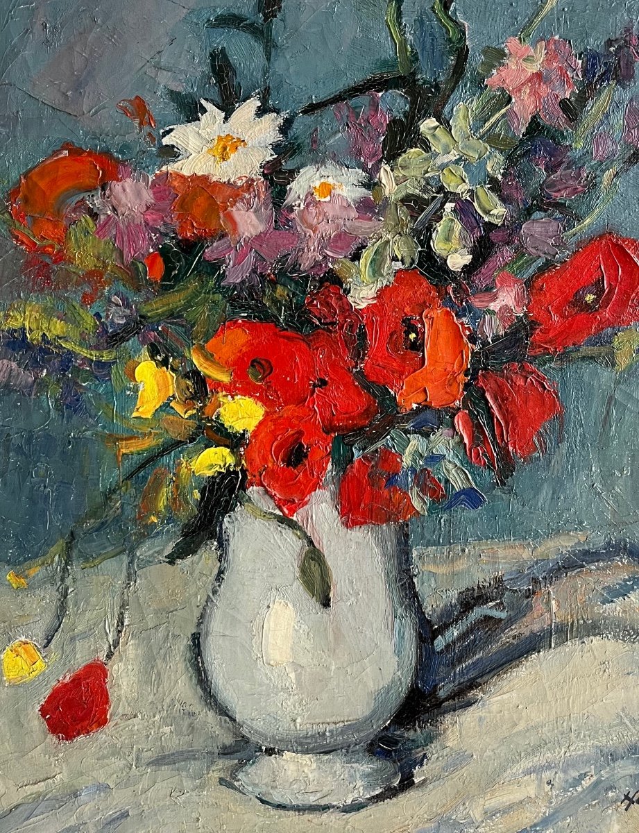 "bouquet Of Wild Flowers" Huguette Carron-photo-3