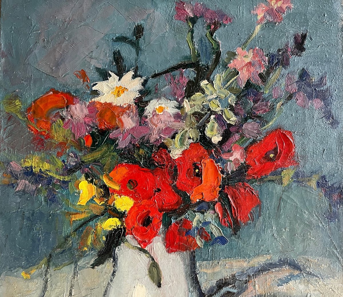 "bouquet Of Wild Flowers" Huguette Carron-photo-4