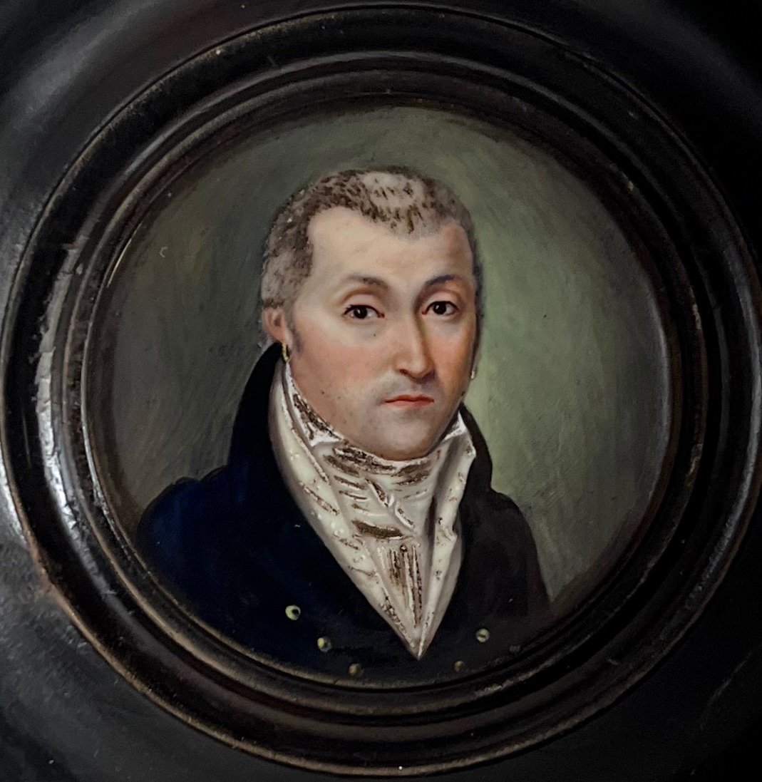 "Portrait d'homme aux boucles d'oreilles" 1810-photo-2