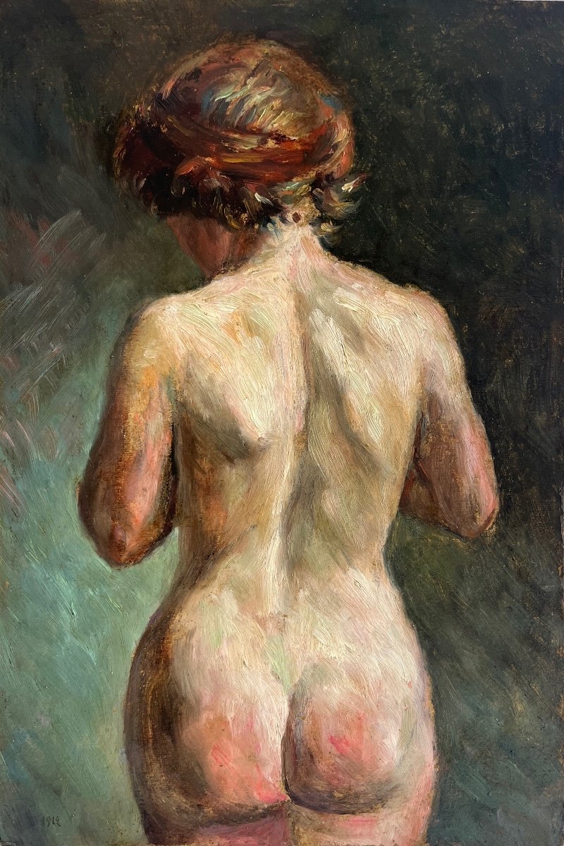 "nude Woman From Behind" 1912-photo-2