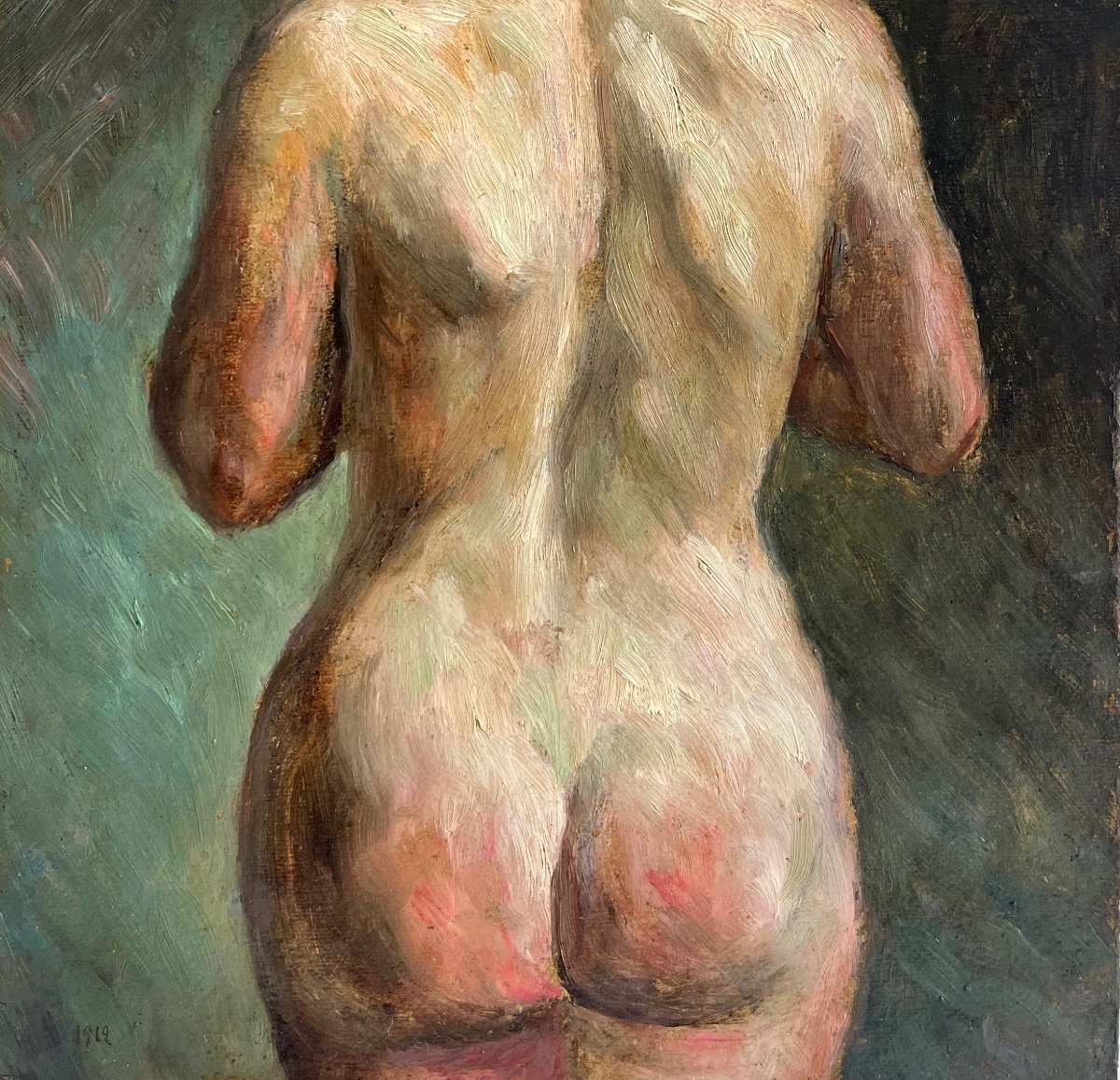 "nude Woman From Behind" 1912-photo-4