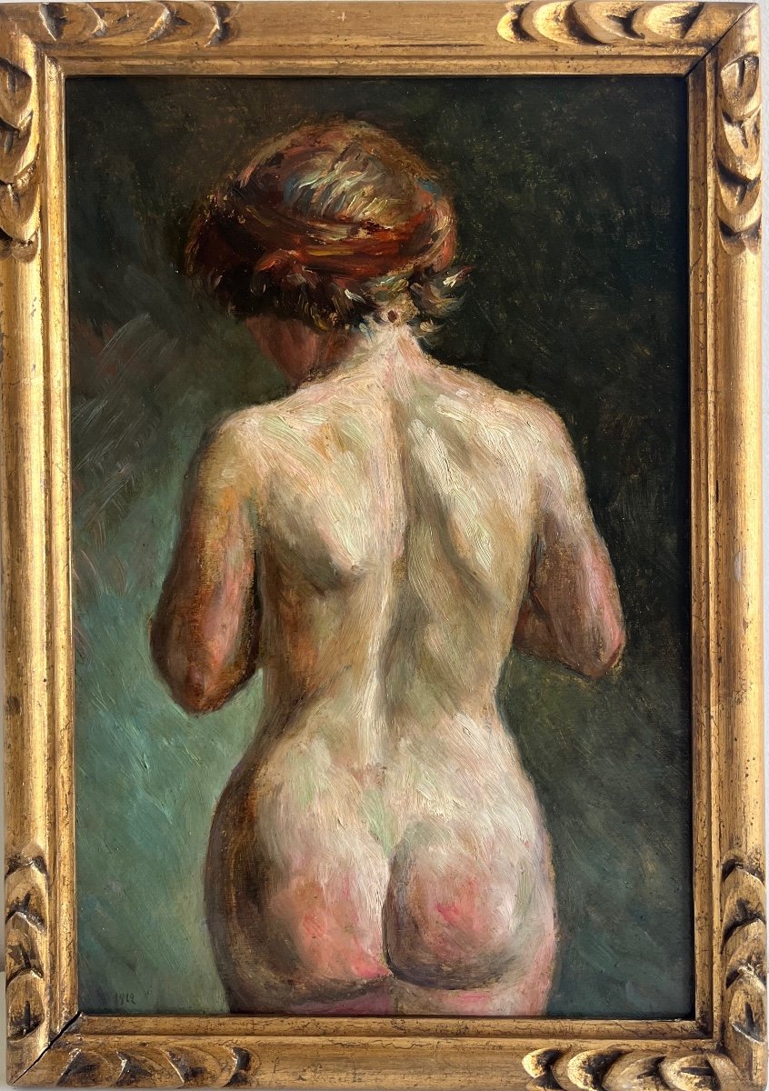 "nude Woman From Behind" 1912