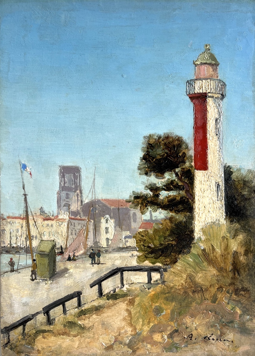 "the Lighthouse" French School, Early 20th Century -photo-2