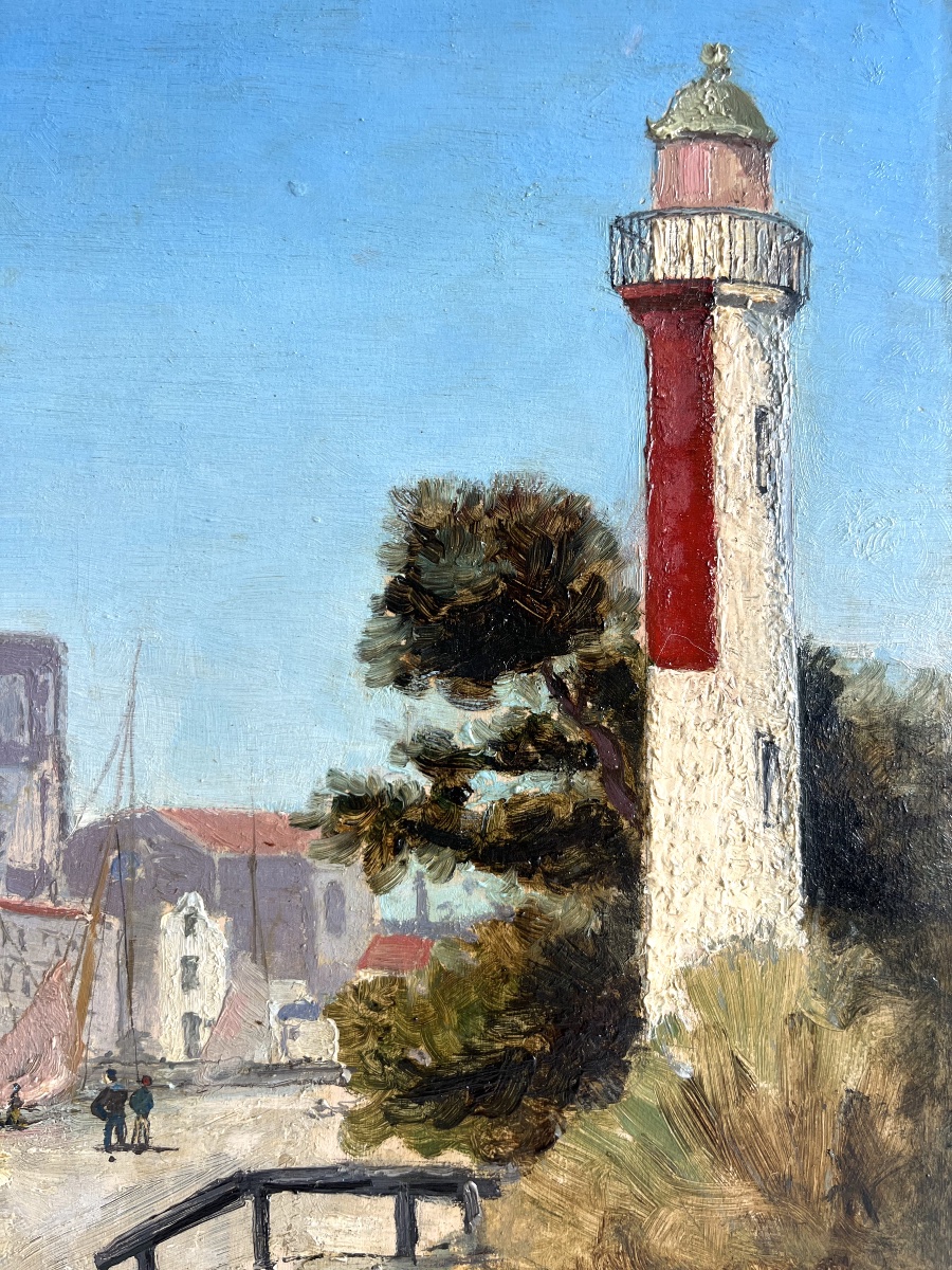 "the Lighthouse" French School, Early 20th Century -photo-3