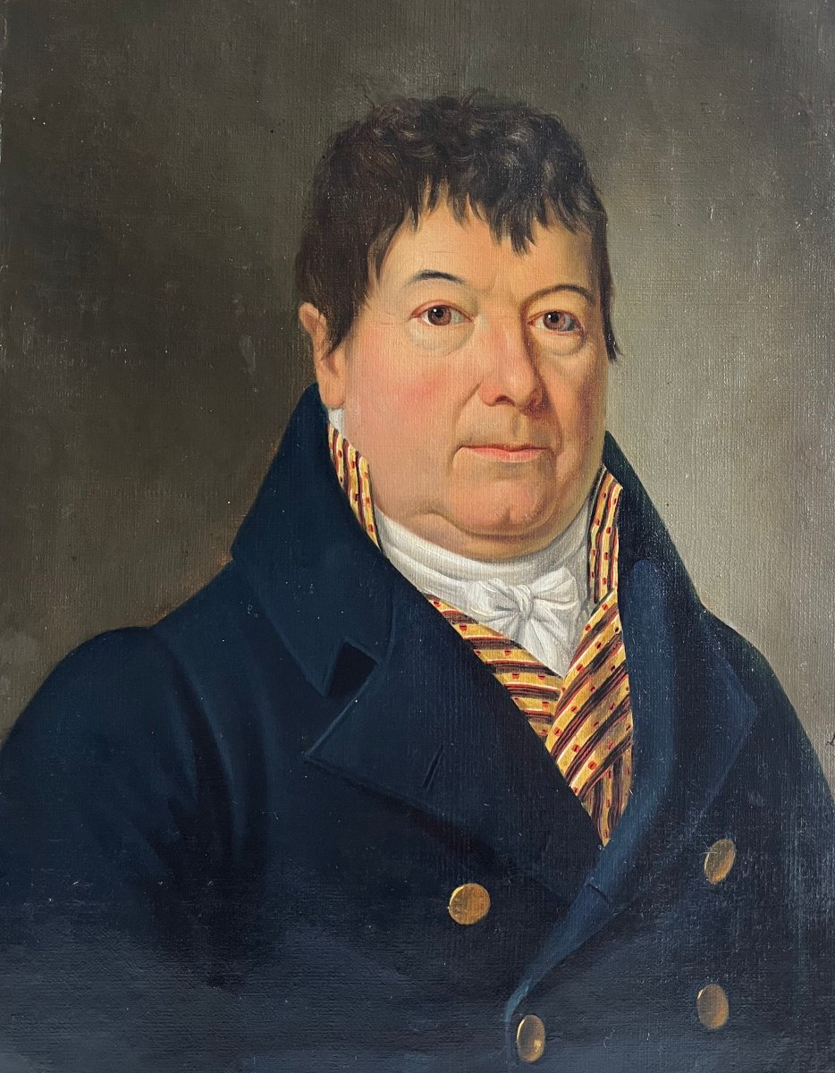 "portrait Of A Man In A Frock Coat" Lefebvre 1817-photo-2