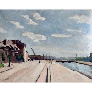 "Reims, le port fluvial" Robert Wattiez