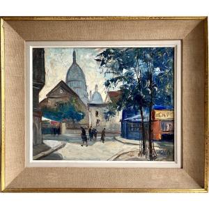 "Paris, la place du Tertre" René Le Forestier