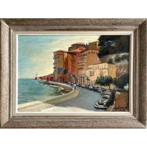 "Quai de Villefranche sur mer" Robert Belgrand