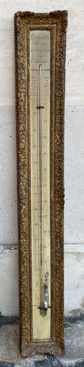 Baromètre Et Thermomètre  Régence-photo-2