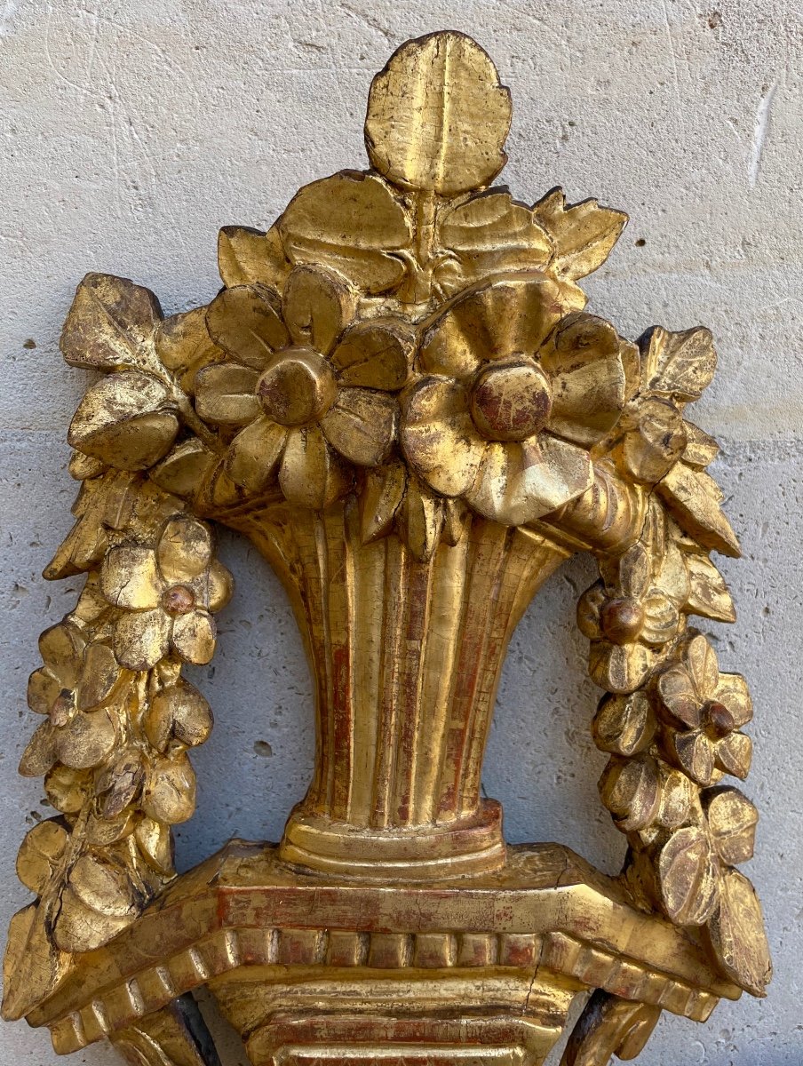 Baromètre d'époque Louis XVI En Bois Doré , signé CICERY. Fournisseur de la famille Royale-photo-4