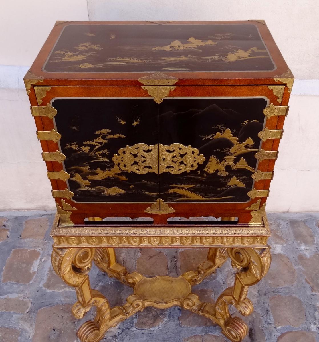 17th Century Cabinet Lacquer From Japan-photo-2