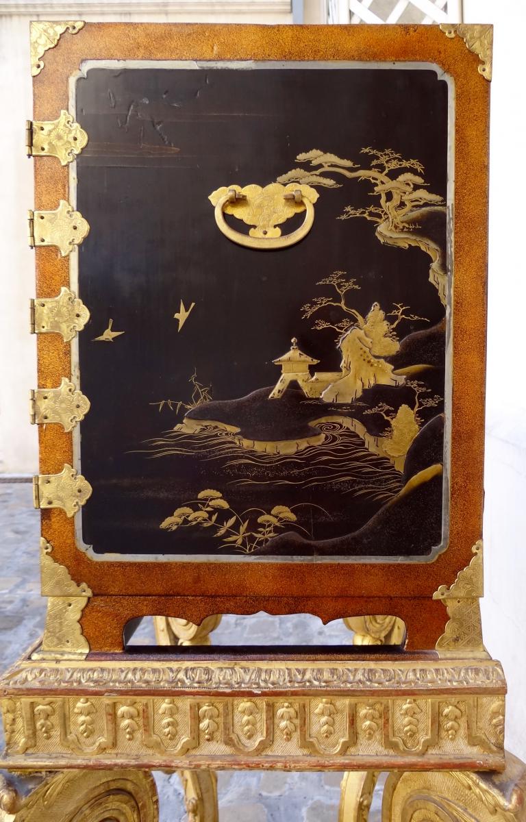 17th Century Cabinet Lacquer From Japan-photo-3