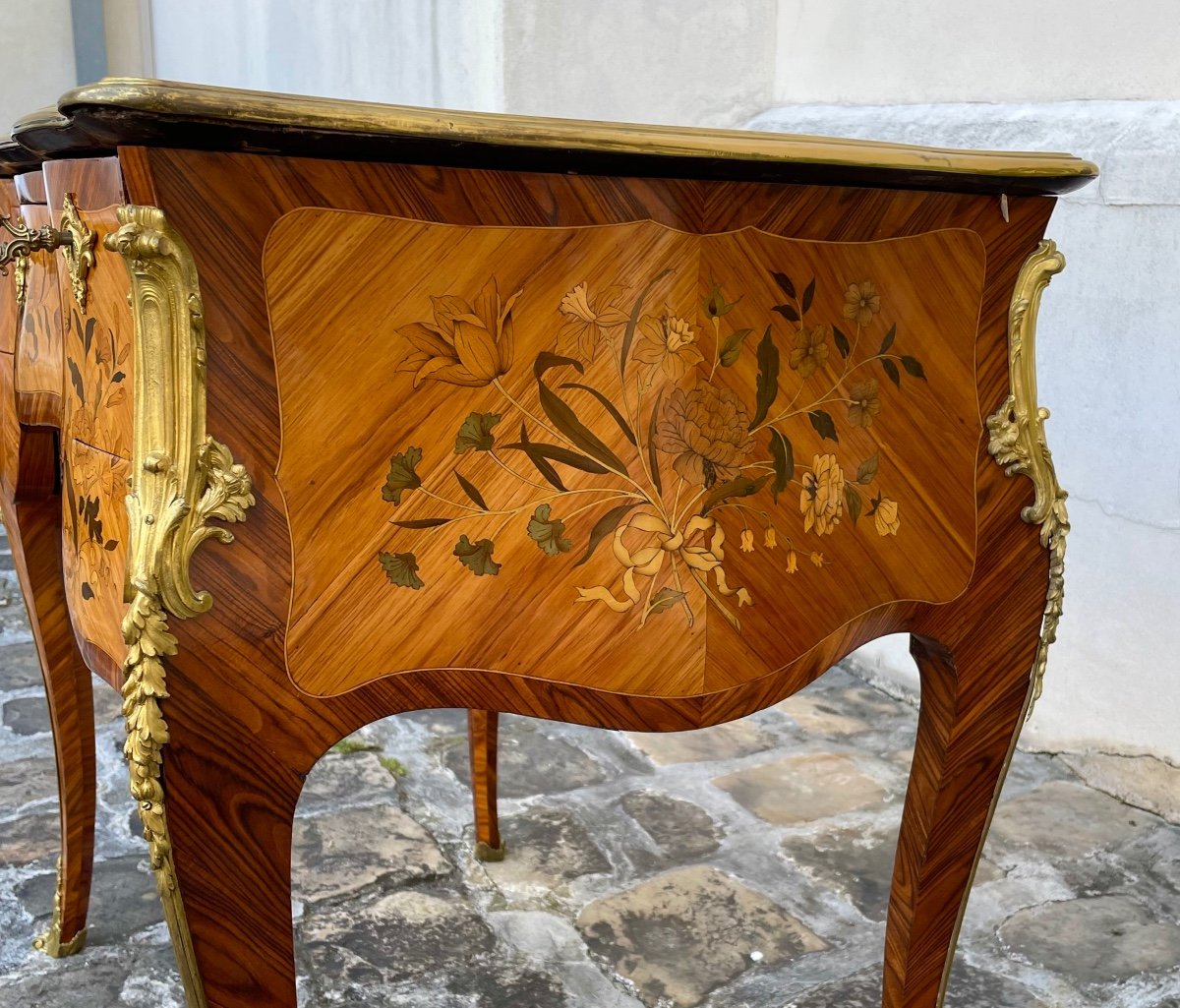 Petit bureau de Dame de style Louis XV.  Ancienne collection  Rothschild-photo-6