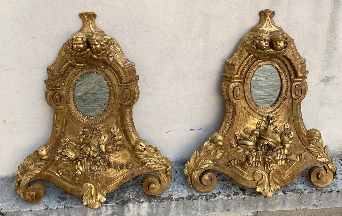 Pair Of Louis XVI Period Mirrors