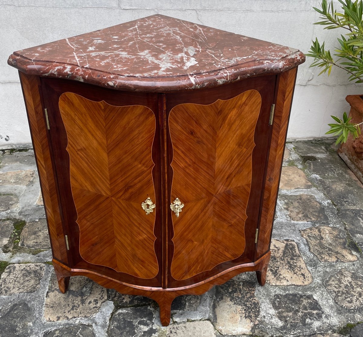 Louis XV Period Corner Cupboard-photo-3