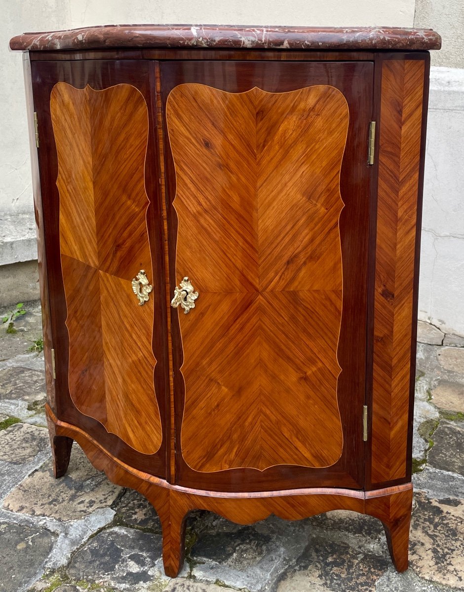 Louis XV Period Corner Cupboard-photo-1