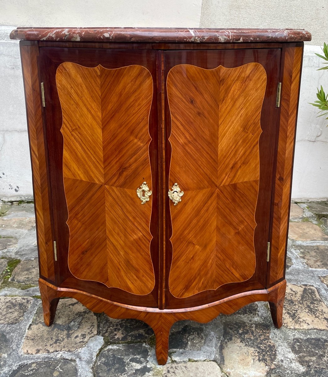 Louis XV Period Corner Cupboard