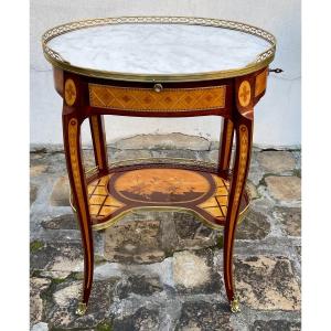 Small Louis XV Style Oval Writing Table