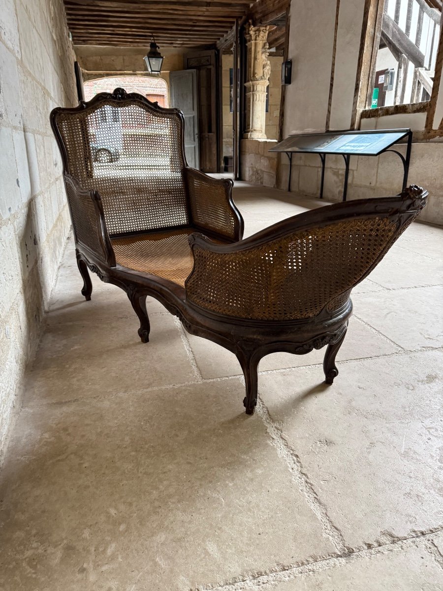 Louis XV Period Chaise Longue - 18th Century-photo-2