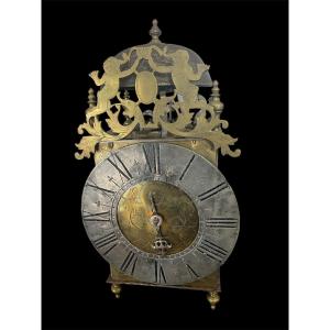 Mouvement d'Horloge Lanterne Normand à Une Aiguille Début XVIIIe - 1720 - Le Bel A Orbec 