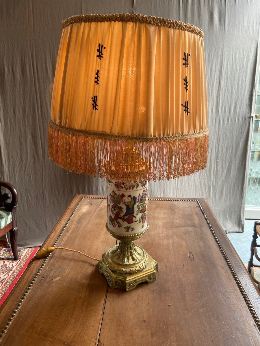 Canton Porcelain Lamp