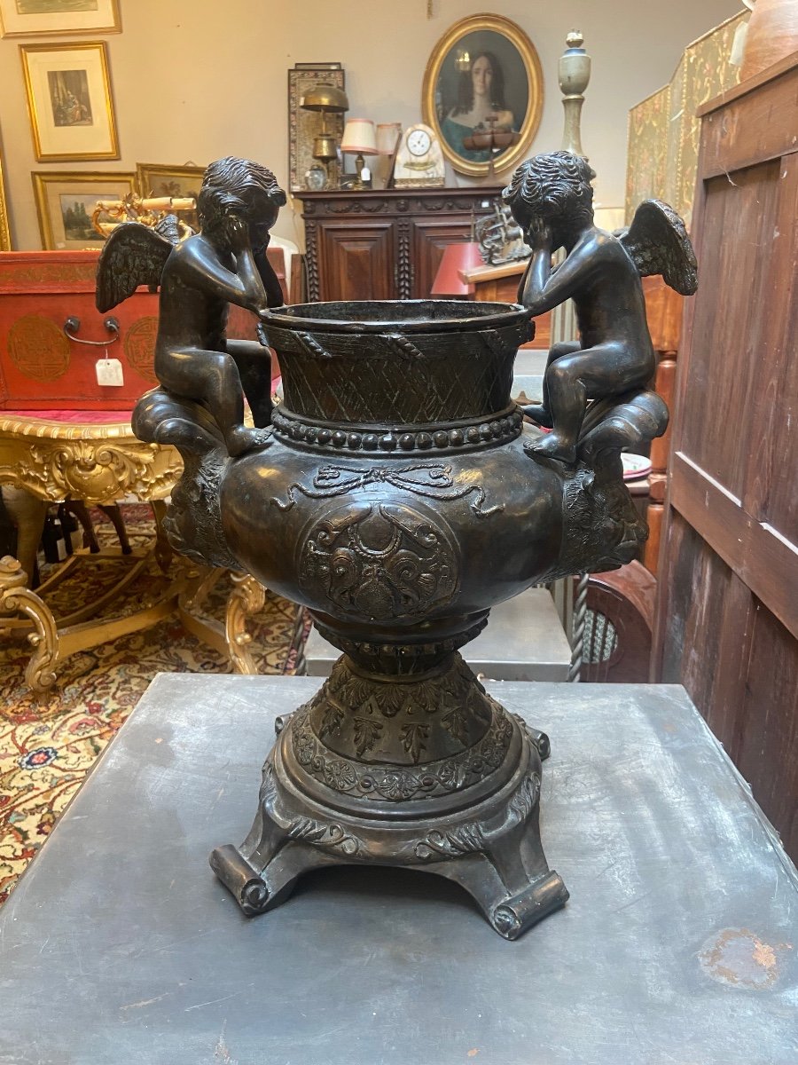 Vase Bronze 19eme 