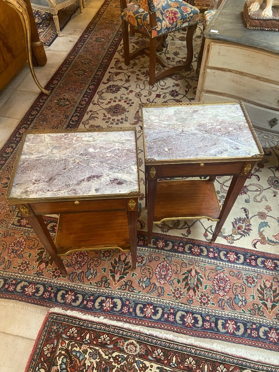 Paire De petites tables-photo-3