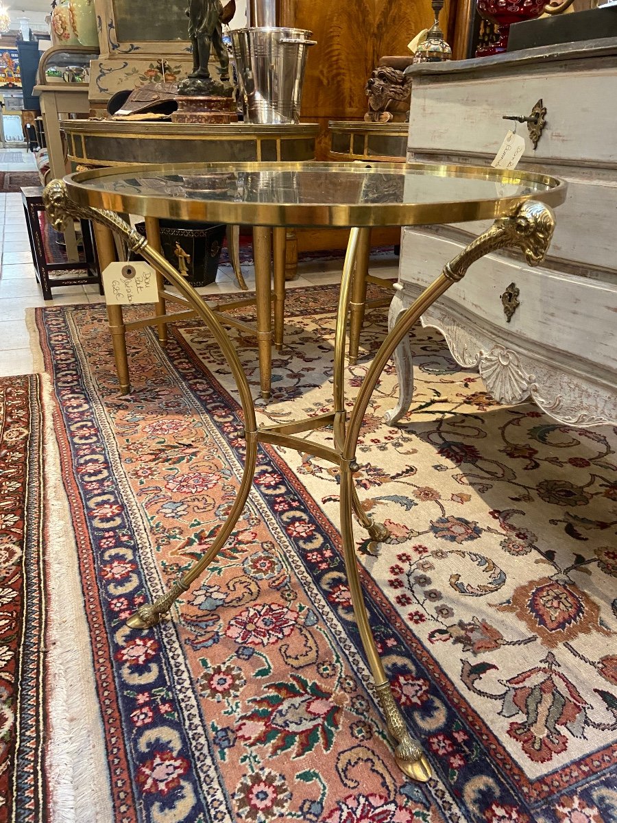 Golden Pedestal Table-photo-2