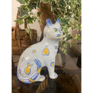 Cat In Earthenware 