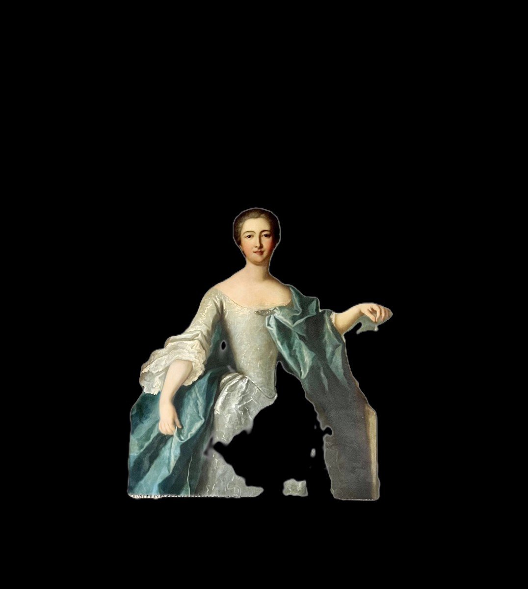 Portrait De Dame De Qualité En Cléopâtre dans Le goût de Jean Marc Nattier-photo-2