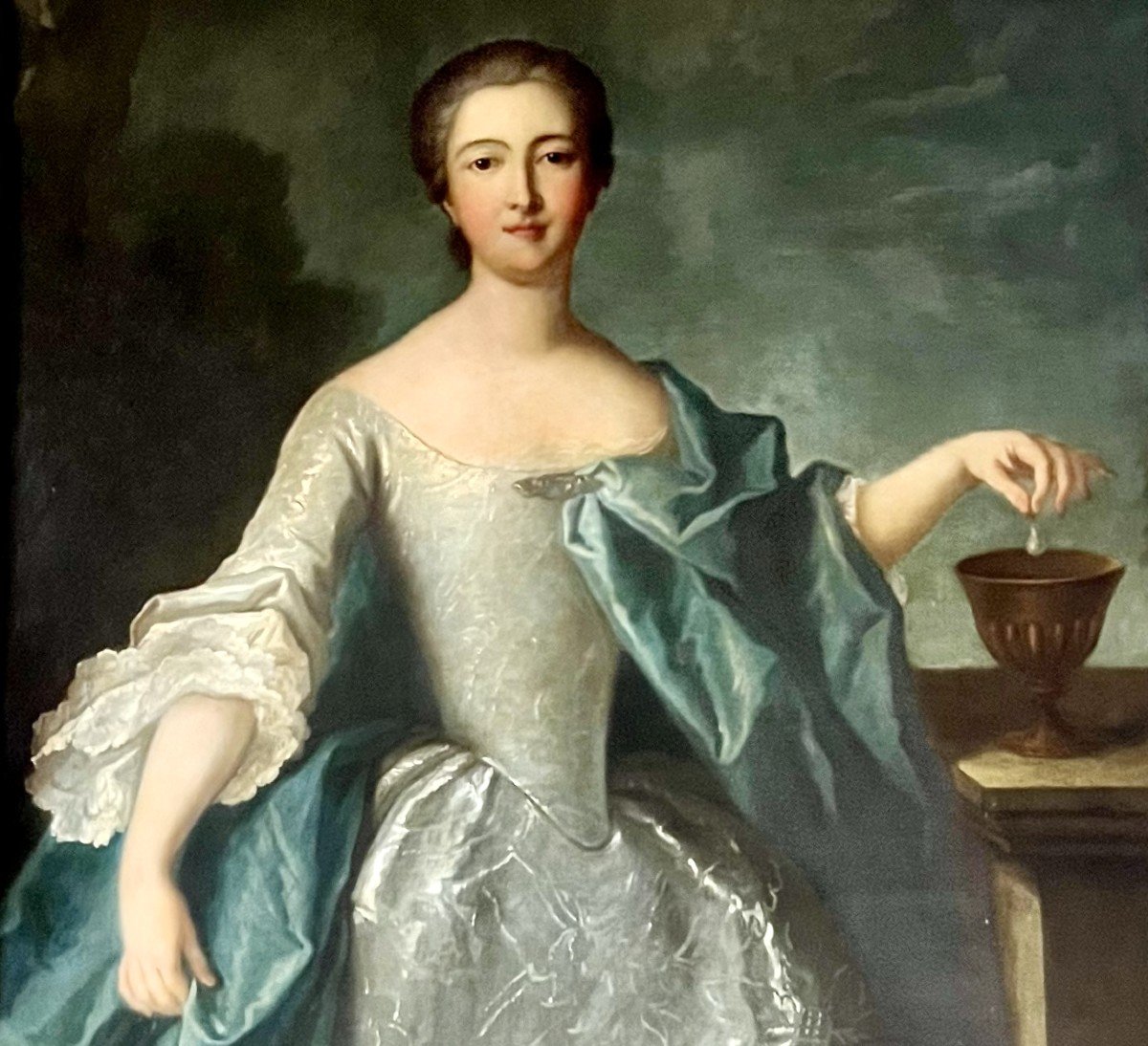 Portrait De Dame De Qualité En Cléopâtre dans Le goût de Jean Marc Nattier