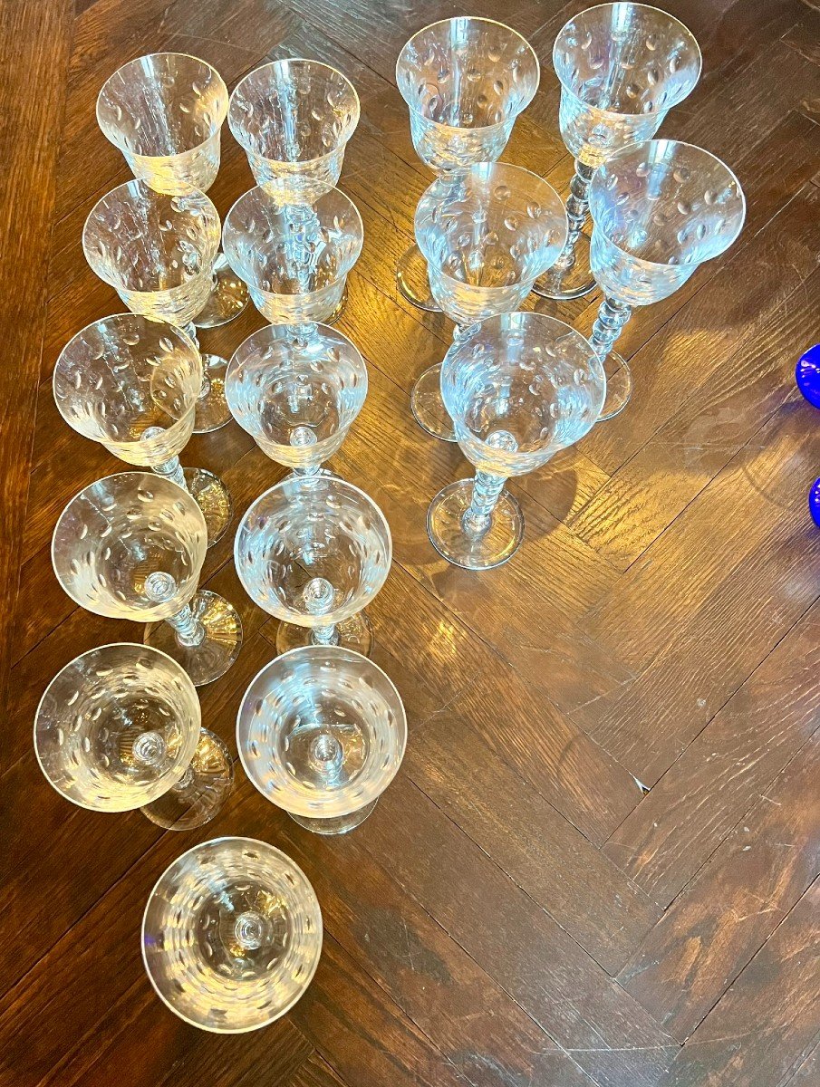 9 Verres Saint Louis Modèle Bubble-photo-2