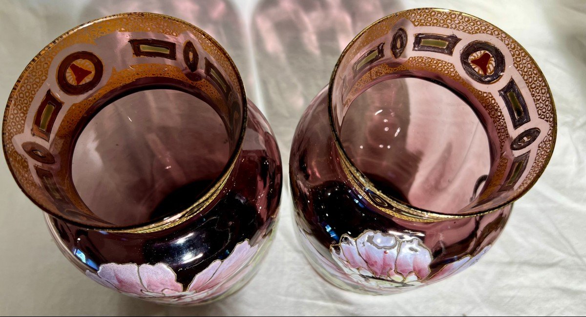 Pair Of Cyrano Model Vases By Théodore Legras-photo-1